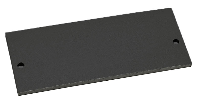 [UNI-L69FS3ELB] End cap Vlak zwart