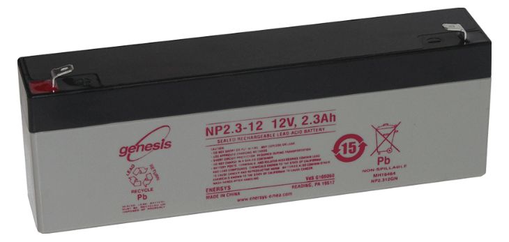 [RAS-ENP2,3-12] EnerSys NP-batterij 12V-2.3Ah