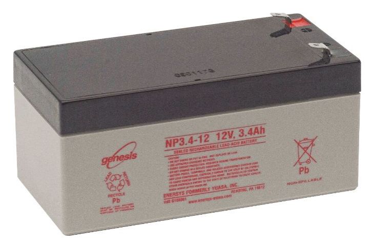 [RAS-ENP3,4-12] EnerSys NP-batterij 12V-3.4Ah