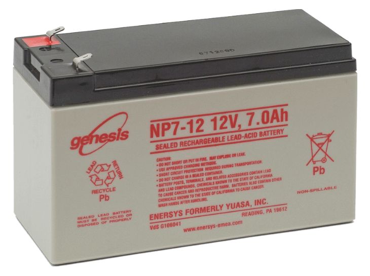 [RAS-ENP7-12] EnerSys NP-batterij 12V-7Ah