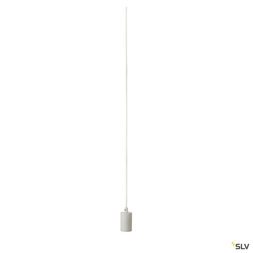 FITU, pendelarmatuur, A60, rond, wit, 2,5m kabel met open einde, max. 60W
