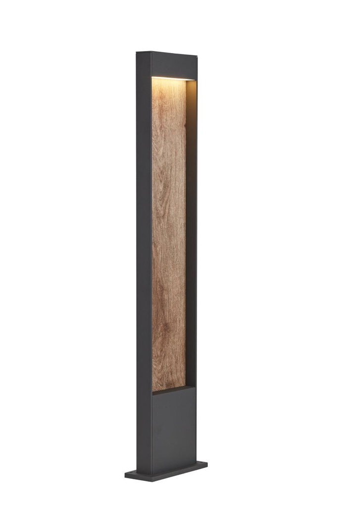 [SLV-1002959] FLATT POLE 100, outdoor LED staanlamp, 3000K, IP65, antraciet/bruin