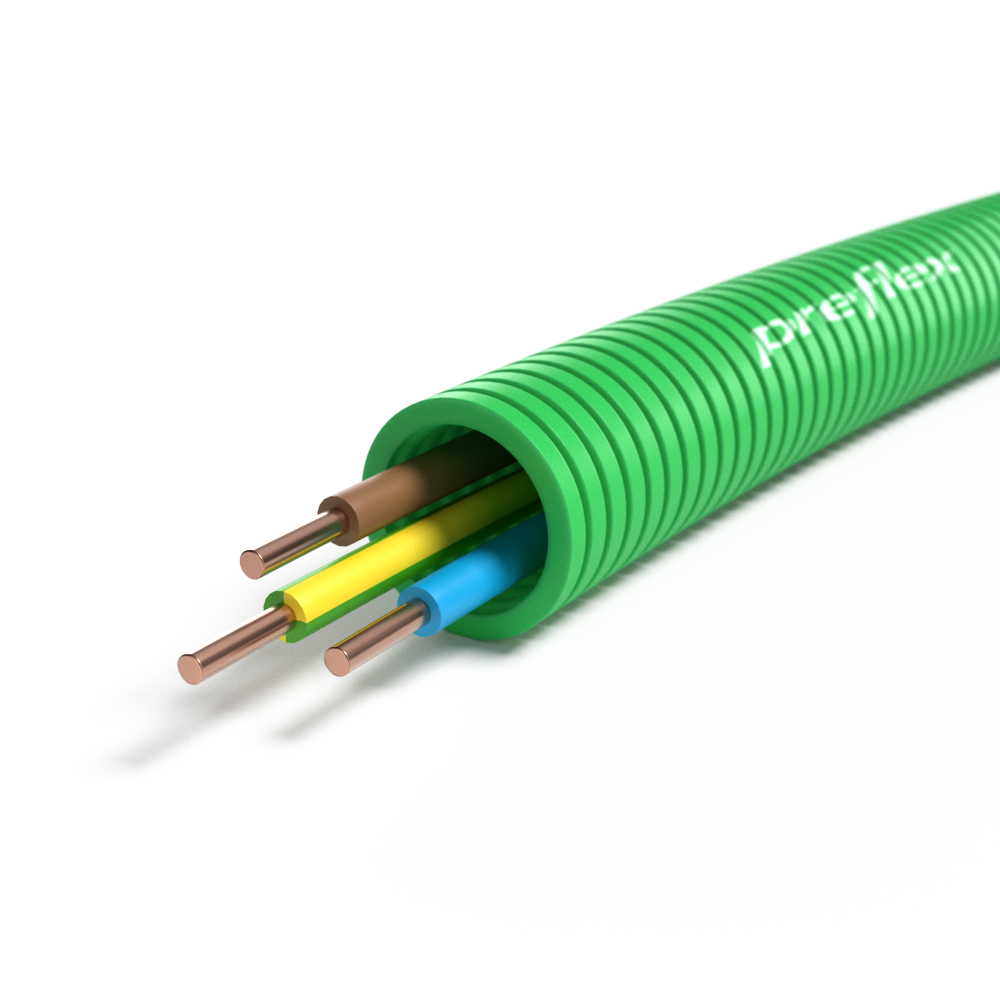 [PRE-1234000639] FLEX -PREFLEX SAFE lichtgroen 32mm - rol 50m - ZU5G60 G/G BL BR ZW GRM32 / 50m