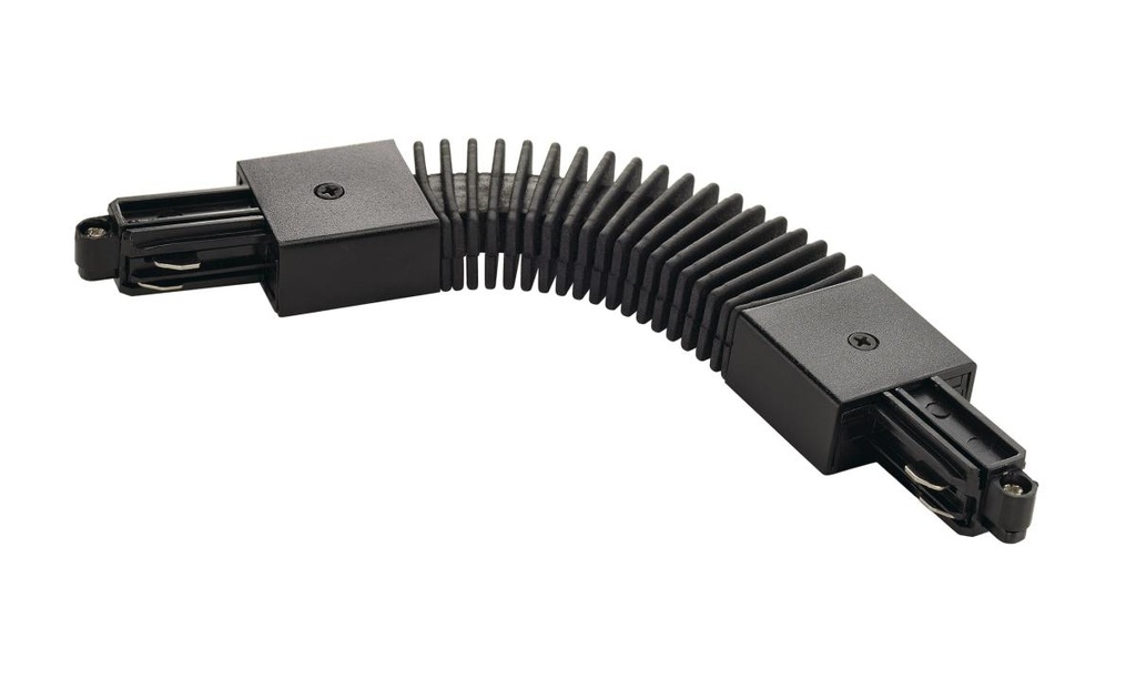 FLEXVERBINDER, voor 1-fase 230V opbouwrail, zwart