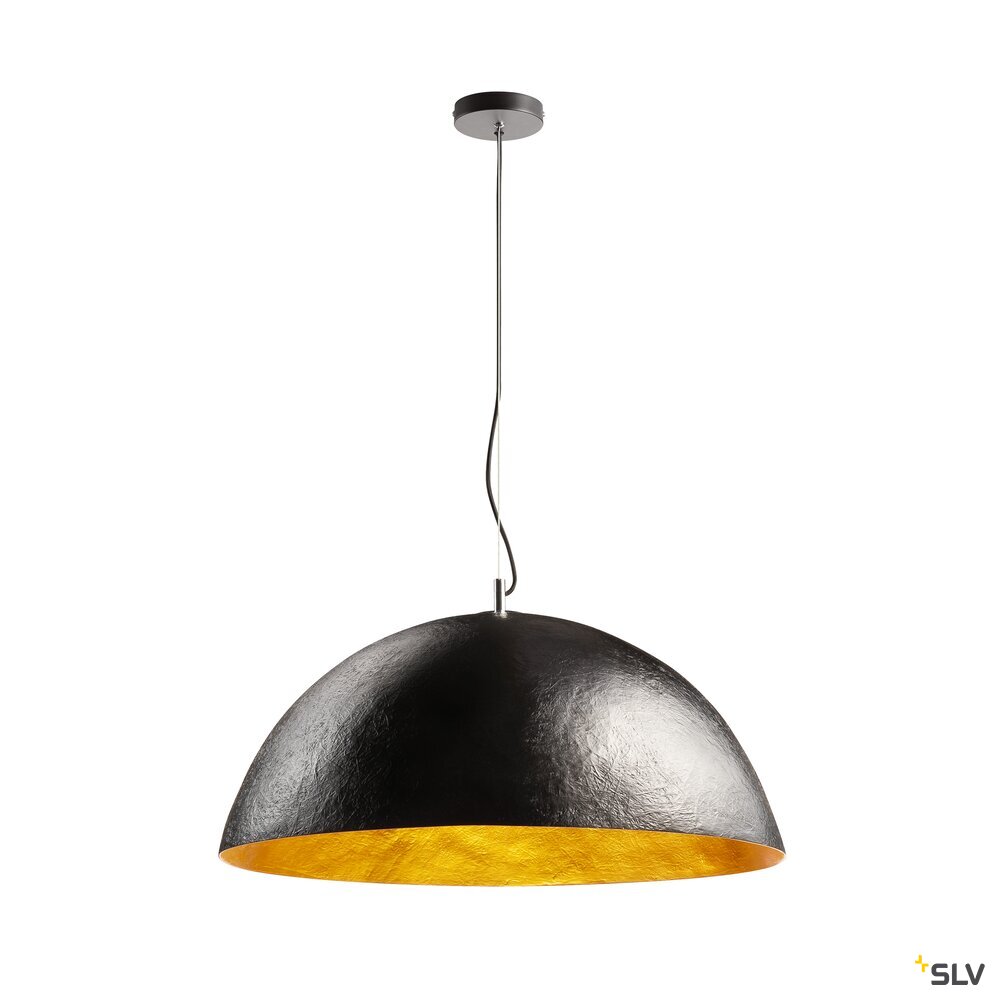 FORCHINI 70 PD, indoor hanglamp, zwart/goud, E27, max. 40W