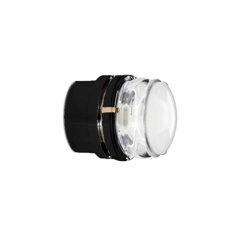 FRESNEL - OUTSIDE LAMP - 1X40W E14 IP44 - 10DIAM - BLACK