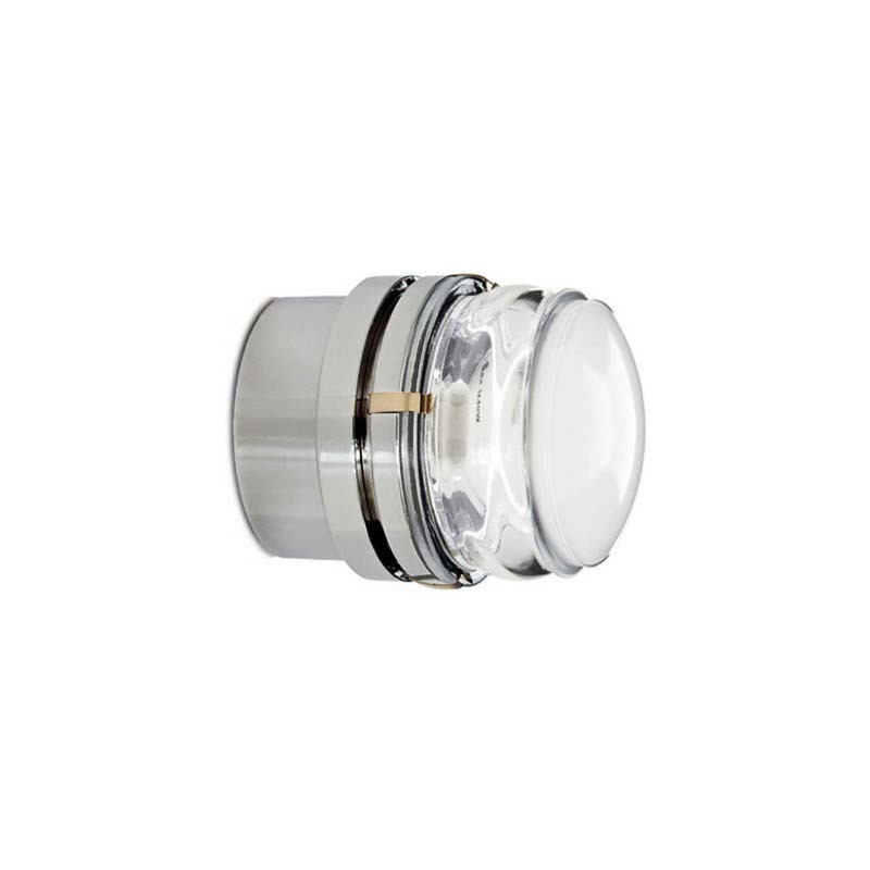 FRESNEL - OUTSIDE LAMP - 1X40W E14 IP44 - 10DIAM - GREY