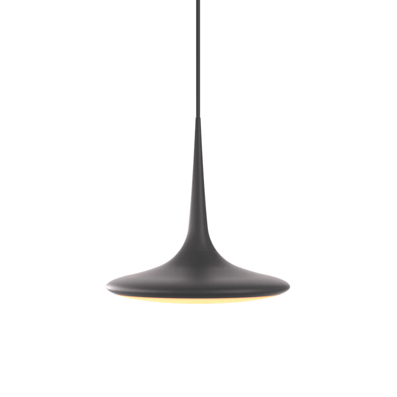 Falling Leaf Up Black