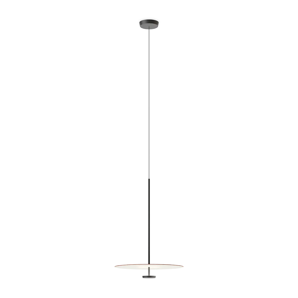 [VIB-594037/1B] Flat, Pendant, Terra Red, 2700 K, 1-10V, Push