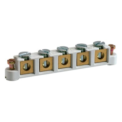 [ABB-FOBT6L] Flex-O-Box steun m 5 schroefklemmen 6mm²
