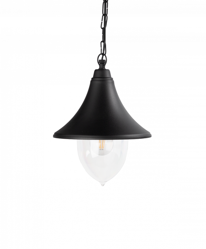 [NOR-800A/BL] Florence Pendant Black E27,1 x 57W