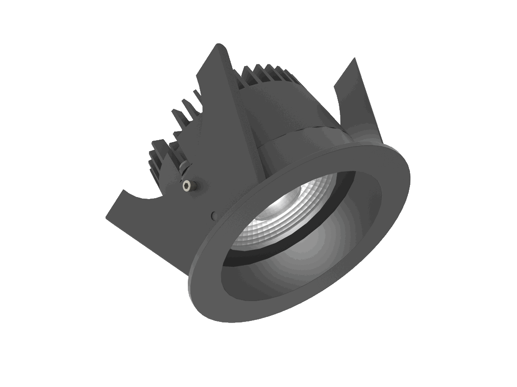 [ILL-802A03BL5C02] Fluxe 75 HV-FD 600Lm 3000K CRI93 40° triac cs black