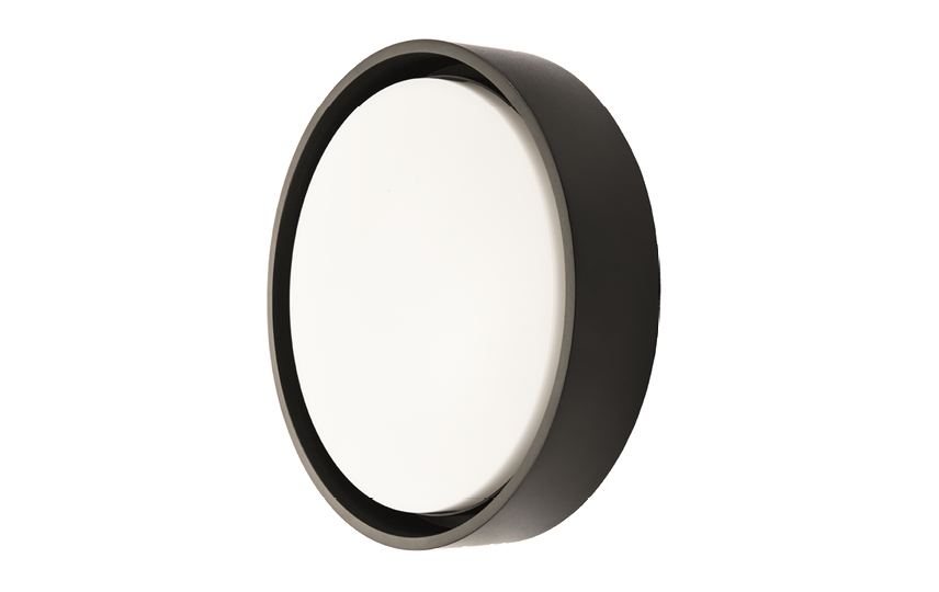 Frame Round Maxi zwart 3000K Fase afsnijding