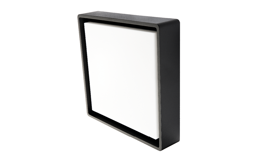 [SG-605356] Frame Square Maxi zwart LED 3000K Sensor + Noodunit 3u