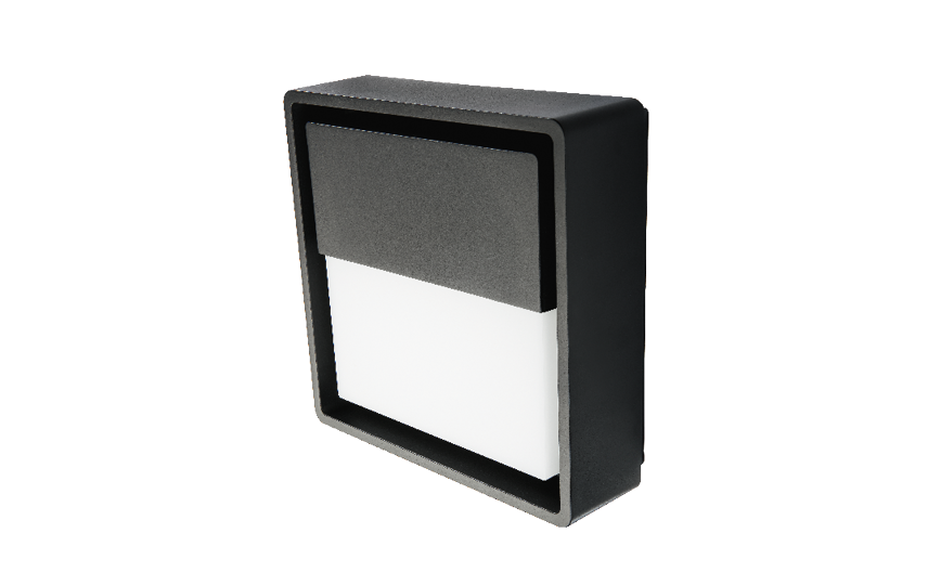 [SG-605256] Frame Square Wall zwart 3000K Fase afsnijding
