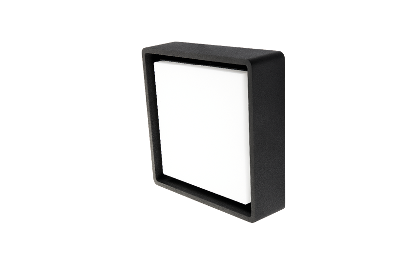 Frame Square zwart 3000K Fase afsnijding