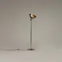 GATCPAC: : Polished aluminium structure and lampshade.