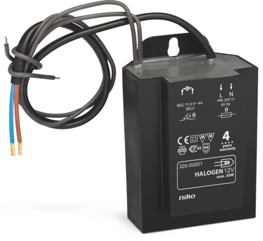 GEWIKKELDE 35W-TRANSFORMATOR MET DRAADAANSLUITINGEN