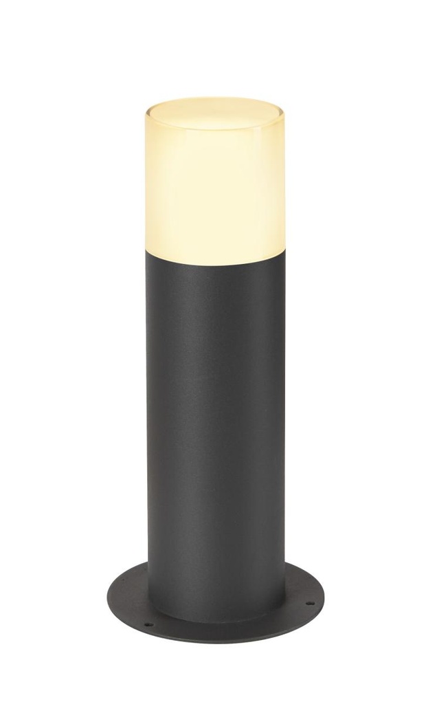 GRAFIT E27 30 Pole round, staande lamp antraciet