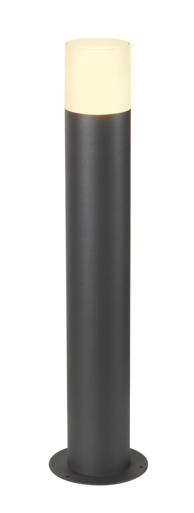 GRAFIT E27 60 Pole round, staande lamp antraciet