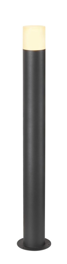 GRAFIT E27 90 Pole round, staande lamp antraciet