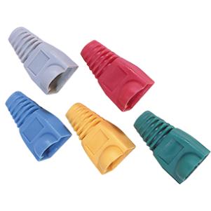 Gekleurde kap voor RJ45 modulaire stekker - Cat. 5E - Grijs - 25 stuks