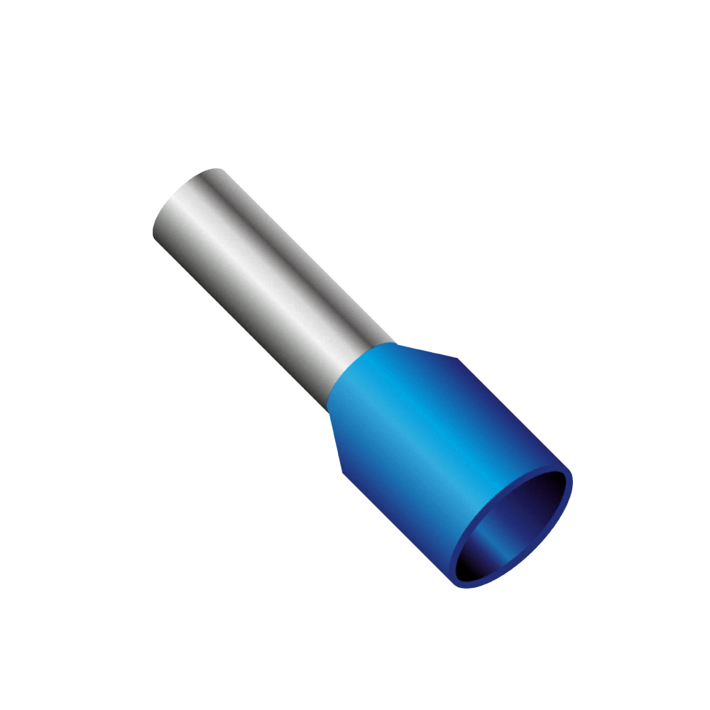 [SDT-WGH2,5-15] Geïsol. adereindhuls blauw 2,5mm² l.15