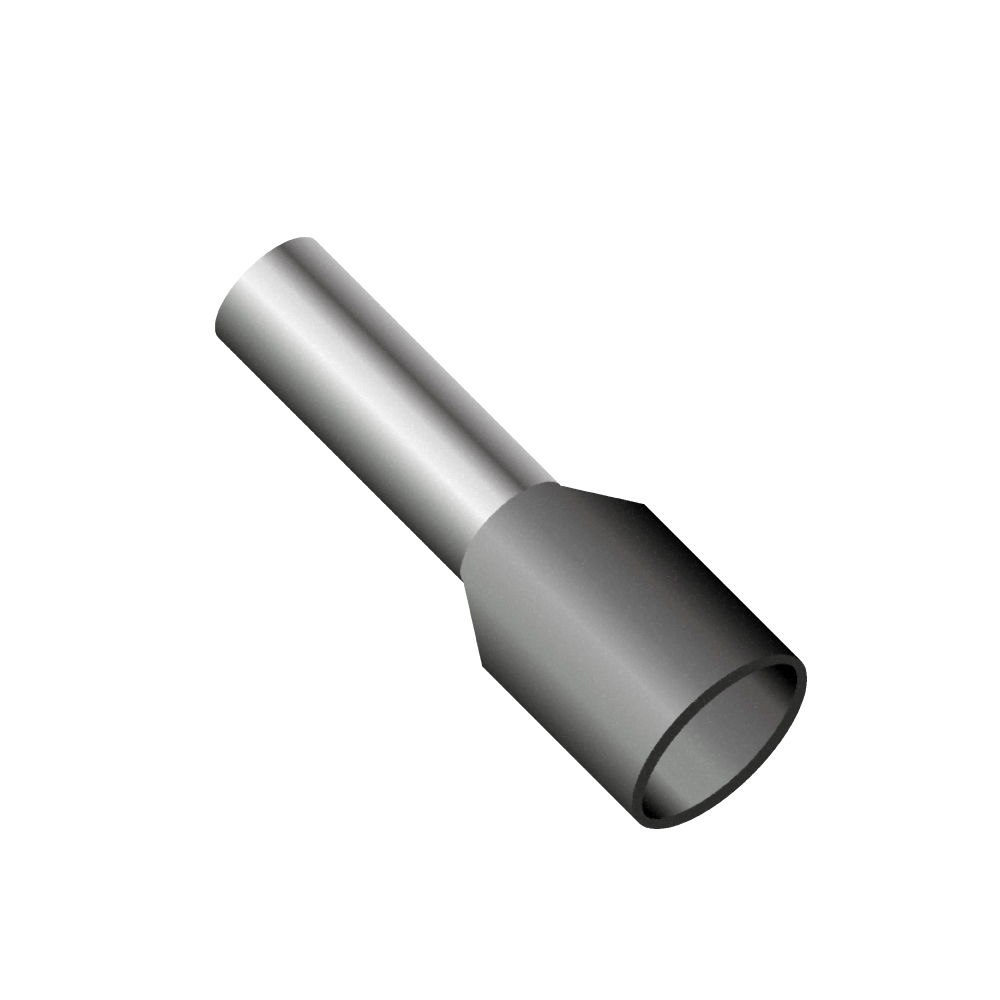 Geïsol. adereindhuls grijs 4mm² l.16