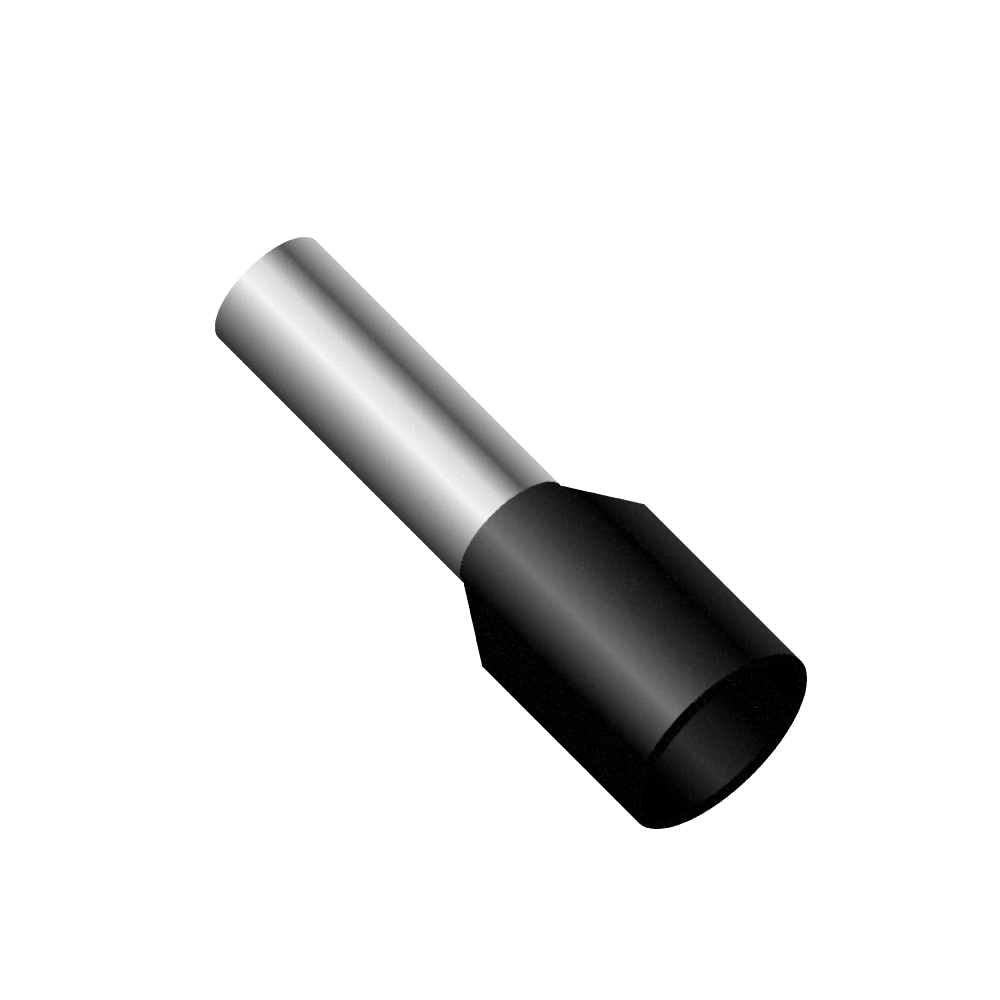 [SDT-WGH6-20] Geïsol. adereindhuls zwart 6mm² l.20