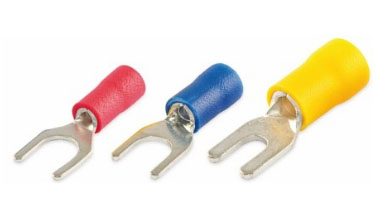 [SDT-FU256-9] Geïsoleerde vorkKabelschoen blauw 2,5mm²