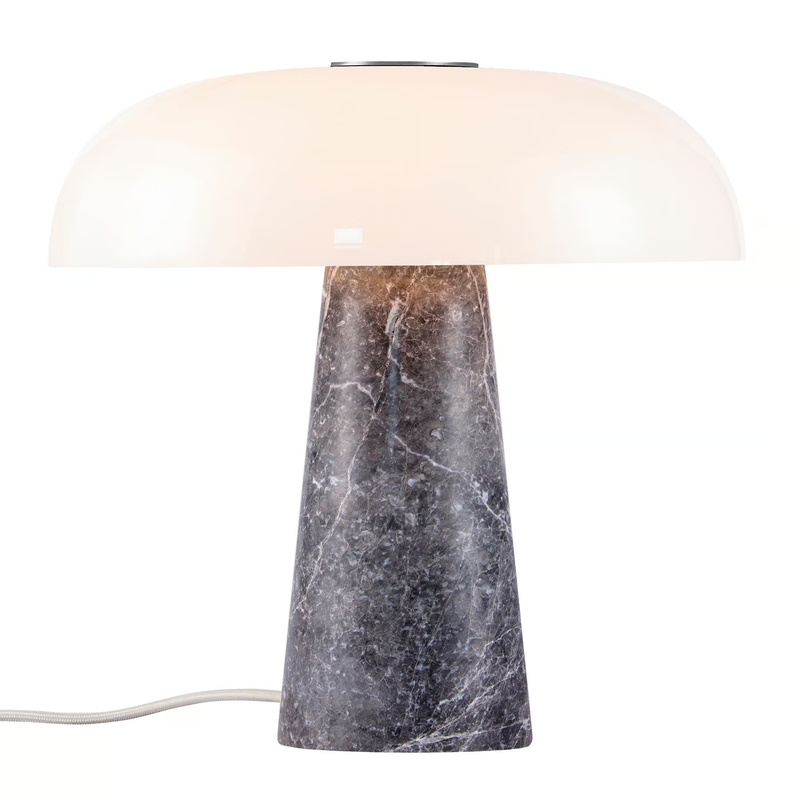 Glossy 32 - Tafellamp - Gris Marmer/Opaal - E27