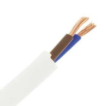 [VTMB2x1,5 Wit - Rol] H05 VV-F (VTMB) 2x1.5 Wit / 100 meter