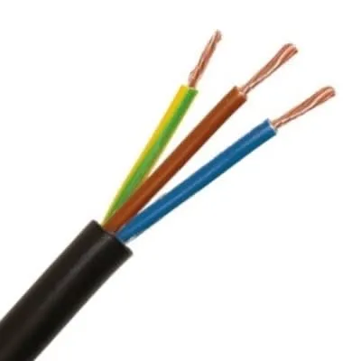 [VTMB3G2,5 Zwart - Rol] H05 VV-F (VTMB) 3G2.5  Zwart / 100 meter