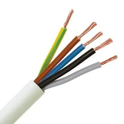 [VTMB5G0,75 Wit - Rol] H05 VV-F (VTMB) 5G0.75 Wit / 100 meter