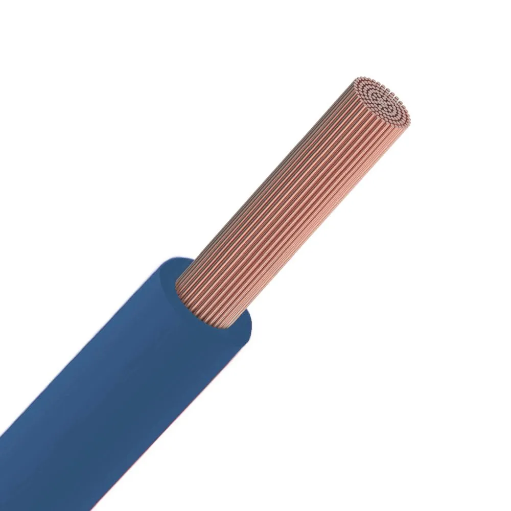 H05V-K VZT. 1,0 MM2 300/500V Blauw / m