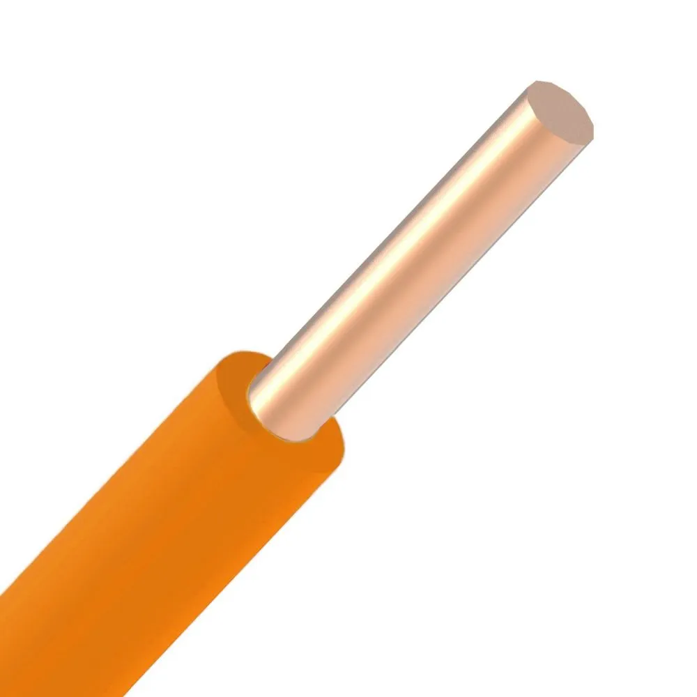 H05V-U 0,75 MM2 300/500 V Oranje / Rol