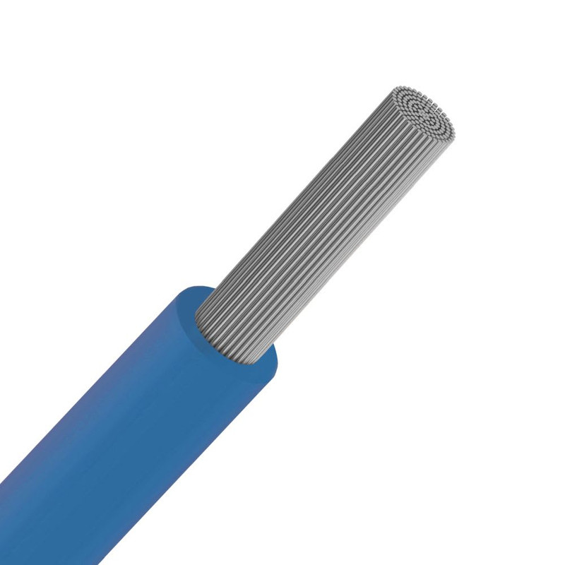 [VOBST4 Blauw - Stuk] H07V-K VZT. 4 MM2 450/750 V Blauw / m