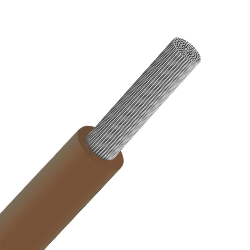 H07V-K VZT. 4 MM2 450/750 V Bruin / Rol