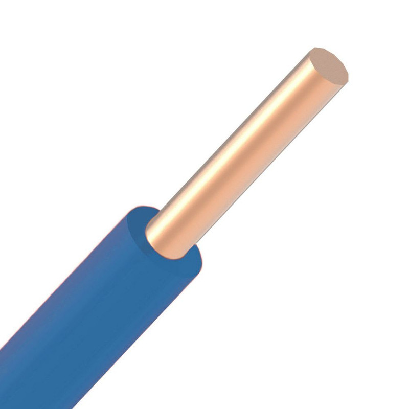 [VOB2,5 Blauw - Rol] H07Z-U 2,5 MM2 450/750 V Blauw / Rol