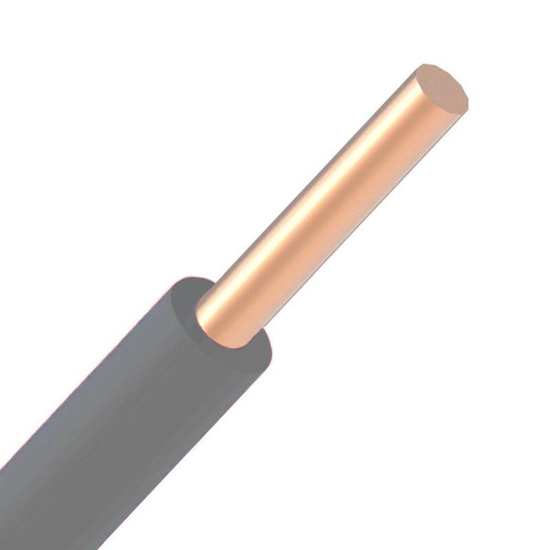 [VOB4 Grijs - Stuk] H07Z-U 4 MM2 450/750 V Grijs / m