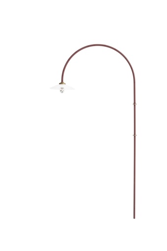 [SER-V9022015RD] HANGING LAMP N°2 75X180 MENIE RED