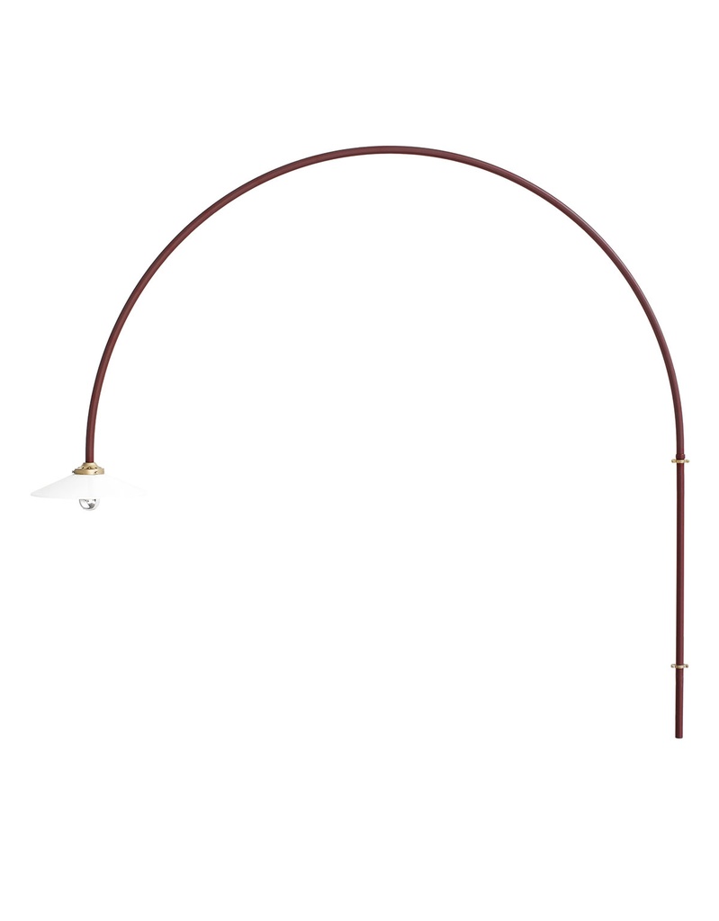 [SER-V9015030R] HANGING LAMP N°3 MENIE RED
