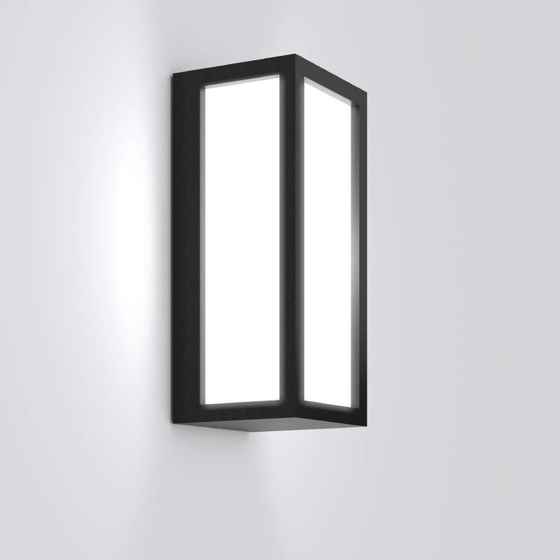 [RZB-611980.0031] HB 101, 13 W, 810 lm, 830, antraciet, on/off Wandarmaturen, L 110 B 103 H 250, Kunststof (PC) opaal