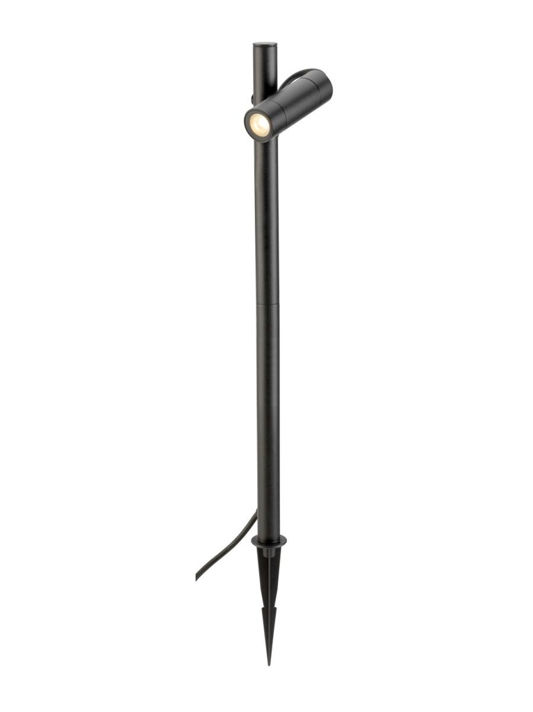 HELIA SLIM Pole, single, outdoor staande ledlamp, zwart IP65 3000K