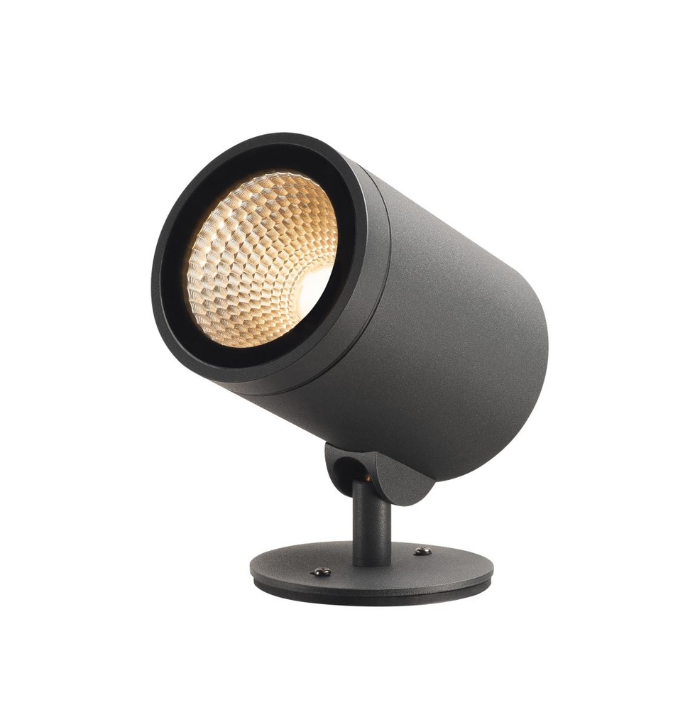 HELIA, outdoor padverlichting en staande armatuur, LED, 3000K, rond, antraciet, 15W, ombouwbaar tot