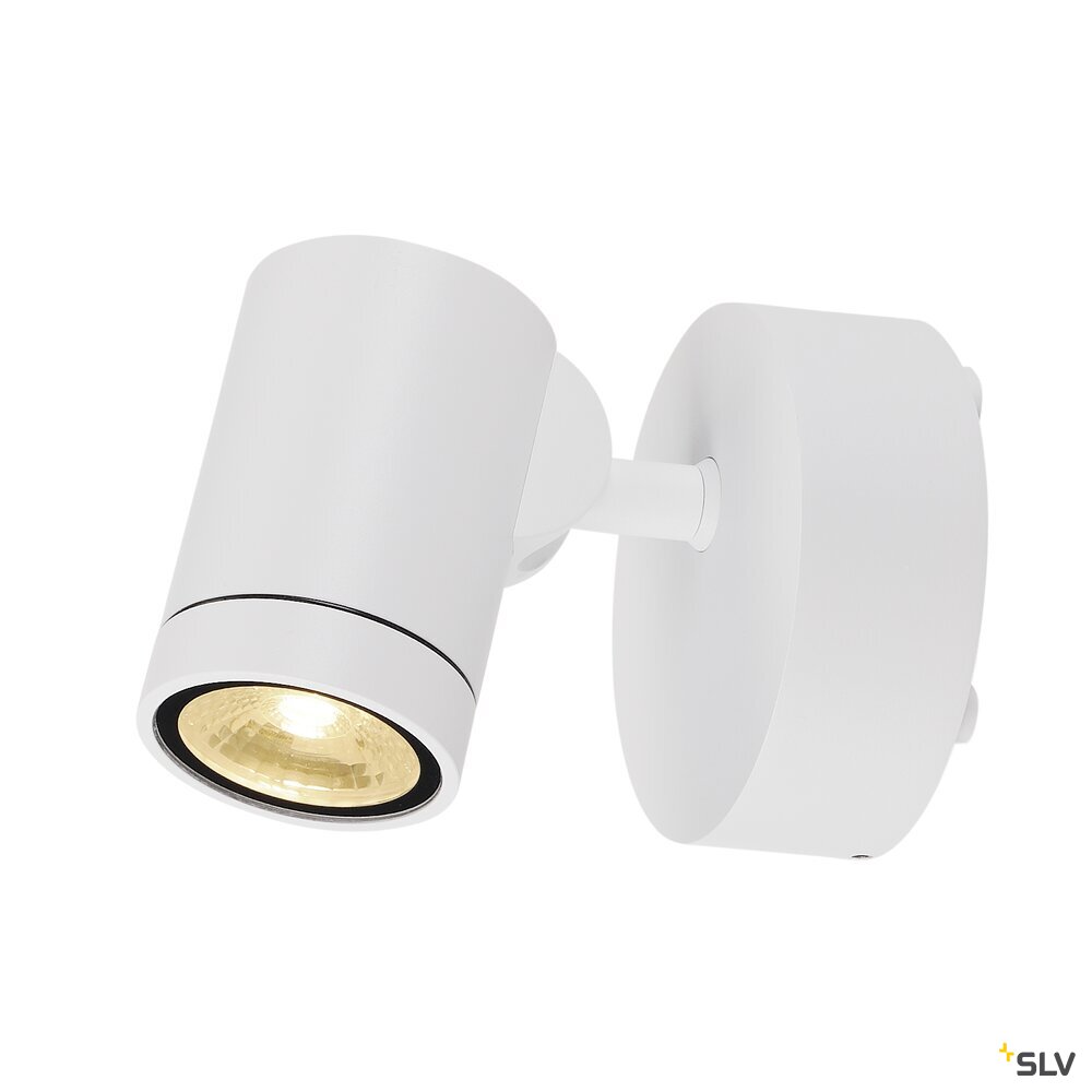 HELIA, outdoor wandarmatuur, eenvlammig, LED, 3000K, IP55, wit, richtbaar, 8W