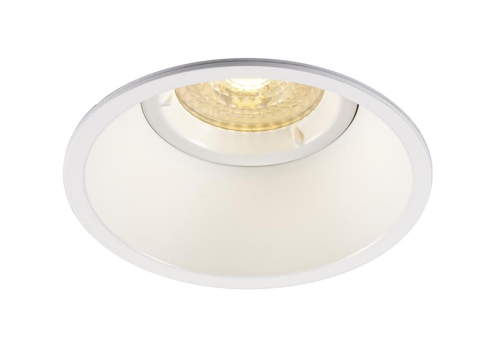 HORN-O, inbouwarmatuur, QPAR51, rond, matwit, max. 50W, incl. clipveren