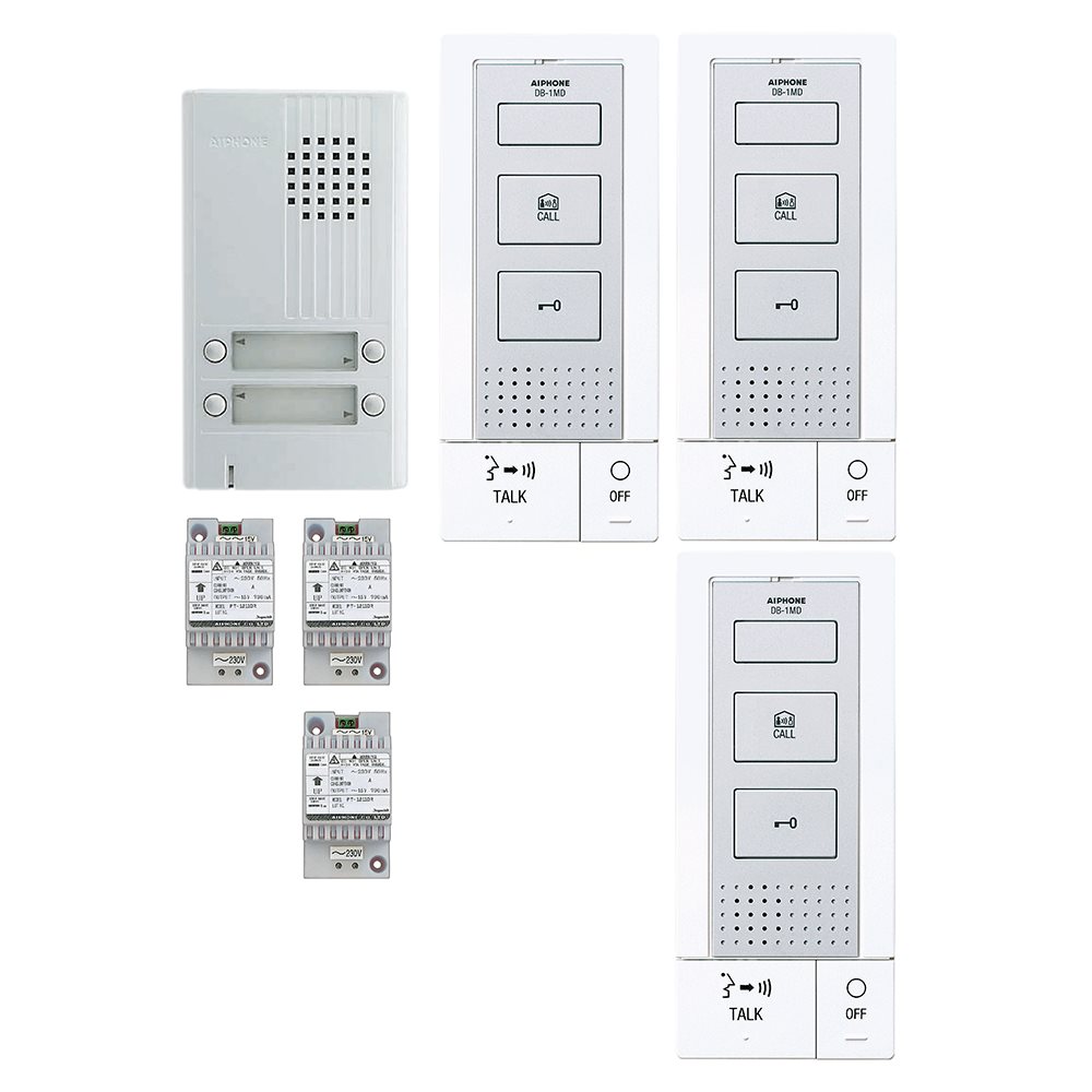 [CCI-KITDB3] Handenvrije parlofoniekit voor 3 app.