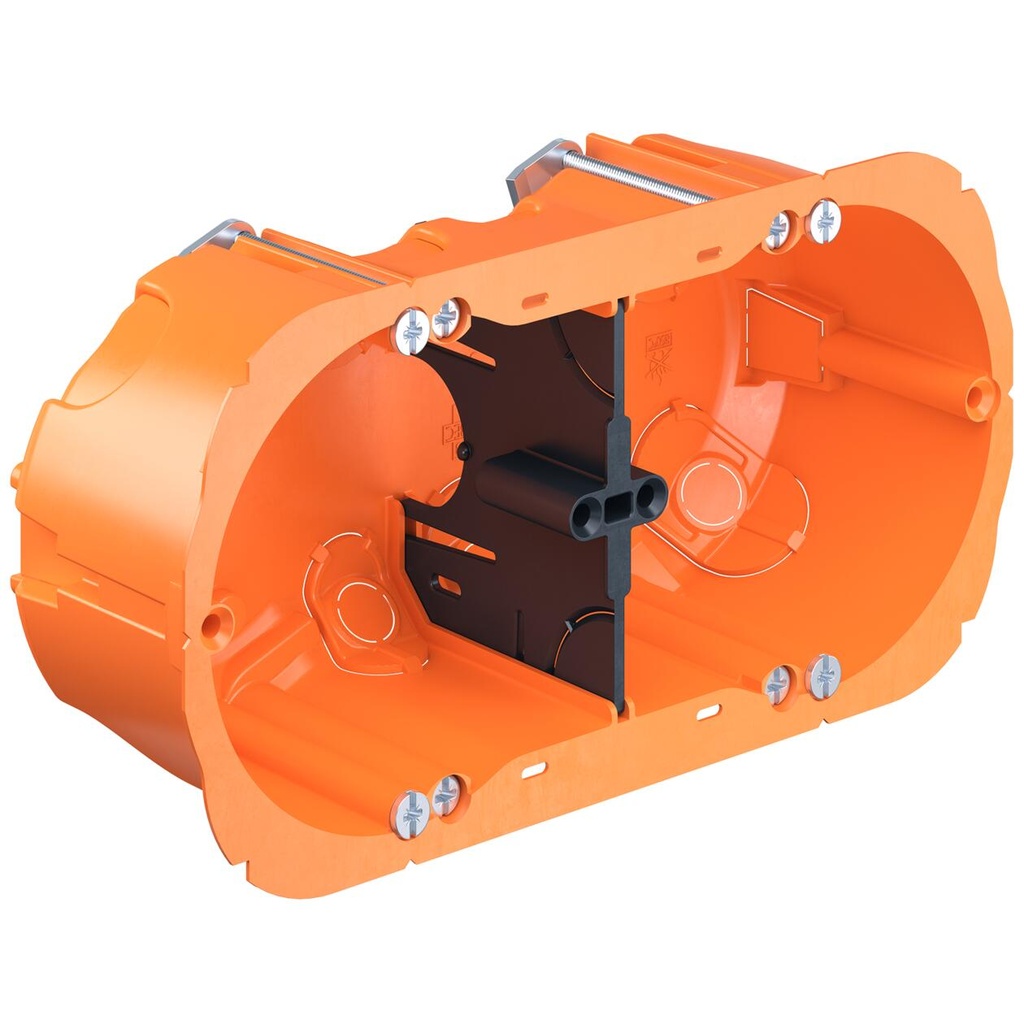 [HLI-5012] Hollewand, O-range®, 2-V, H 47 mm voor buis M16-M25, met tussenschot met schroeven, Ø 68/67 mm