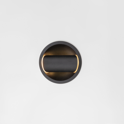 Hollow Recessed Adjustable 125 1x LED 2700K Medium DE Black Structure - Black Structure